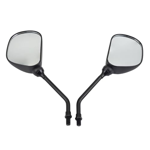 Espejos retrovisores YBR125 para solucionar falta de visibilidad en moto rosca M10 izquierda