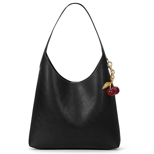 Faux Suede Hobo Shoulder Bag