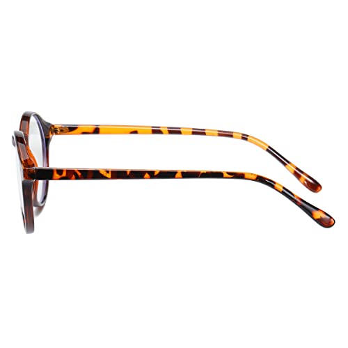 Jovakit Retro Round Polarized Sunglasses For Women Men Vintage Classic Fashion Ultralight Frame Uv400 Protection Sun Glasses (Tortoise/Anti-Blue Light Lens) #TOP2