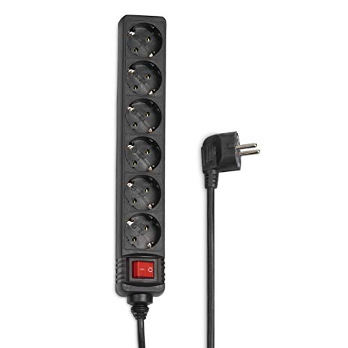 Hama Steckdosenleiste 6-Fach (Mehrfachsteckdose mit Save...