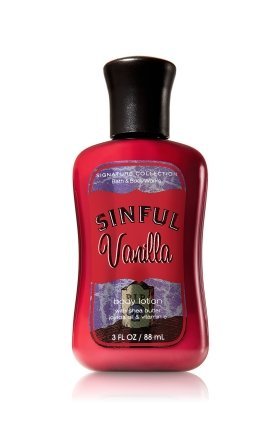 Bath and Body Works SINFUL VANILLA Body Lotion 3 FL OZ