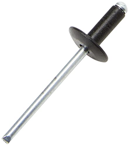 Image of Sealey RAB4010L Aluminium Rivet Black Large Flange 4 x 10mm Pack of 200