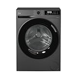 HOOVER Pro Wash Series 3 Washing Machine, 11kg, 1400 rpm, A-20 percent Energy Class, 16 Programmes, XL Soft Drum, WIFI Connected, Graphite-Black Door, 62x60x85 cm -HBR 411BL9G-80