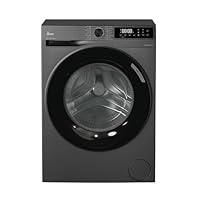 HOOVER Pro Wash Series 3 Washing Machine, 10kg, 1400 rpm, A-20 percent Energy Class, 16 Programmes, XL Soft Drum, WIFI Connected, Graphite-Black Door, 55x60x85 cm -HBR 410BL8G-80