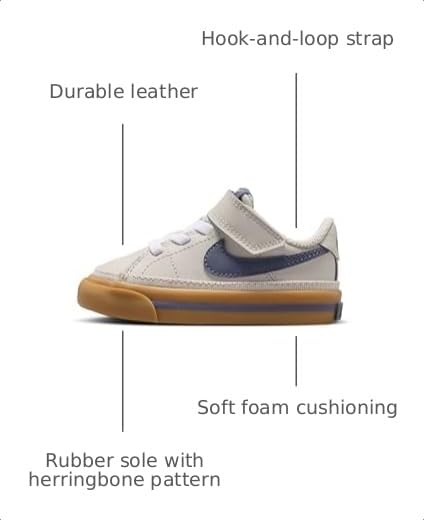 Image of Nike Unisex Kids' Court Legacy Shoes - Boys Girls Toddlers & Baby Sneakers