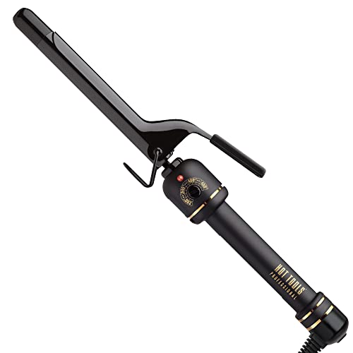 Hot Tools Professional Black Gold Curling Iron/Wand, 3/4 inch