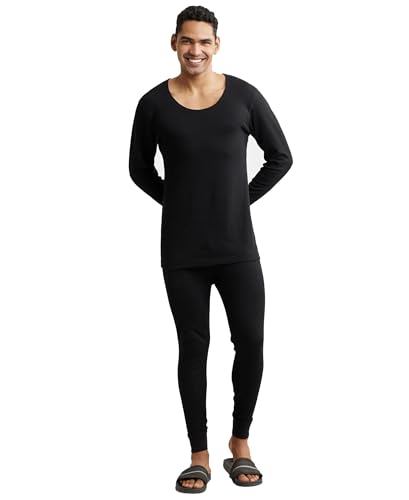 Image of Jockey 2404 Men Extra Warmth Super Combed Cotton Rich Full Sleeve Thermal Set with StayWarm Technology