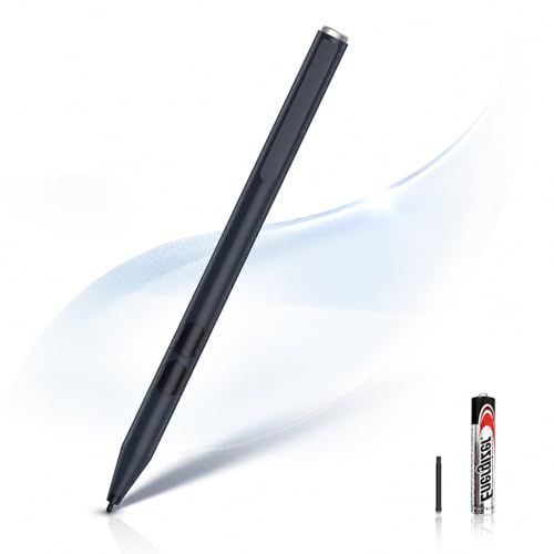 Image of Microsoft Surface Pen - Stylus for Pro 11 /9 /8 /X /10 /7+ /7 /6 /5 /4 /3, Laptop /Studio /Book 5 /4 /3 /2 /1, Palm Rejection, 1024 Pressure Sensitivity, 2500h Working Hours, Black | Works with Surface Pro 11 /10 /X /9 /8 /7, Laptop, Book, Go, Studio & Kobo, for Student Note-Taking & Artist Business Drawing