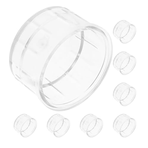 SUPVOX Reemplazo de Tapas de Vaso Mezclador de Plástico, 8 Piezas, Diseño Ligero y Compacto Adecuado para Cafetería y Viajes al Aire Libre