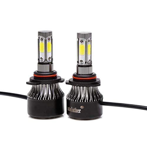 9012 Hir2 Bulb Replacement 9012 Hir2 24000Lm Led Headlight Conversion Kit Hi Lo Beam Headlight Bulbs Halogen Headlight Replacement 240W 24000Lm White Projector Beam Plug-N-Play #TOP3