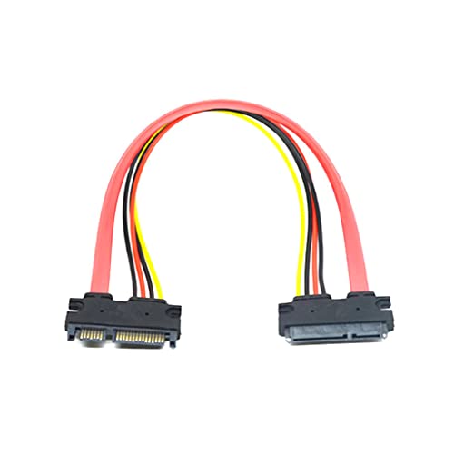 Cable Extensión SATA 7+15 Pin Macho a Hembra para Disco SSD miniatura 6