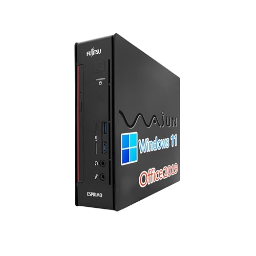 【整備済み品】富士通 ミニPC Q556 / Win11 Pro/MS Office H&B 2019 / Core i3-7100T / wajunのWIFI/Bluetooth / 8GB / 256GB SSD