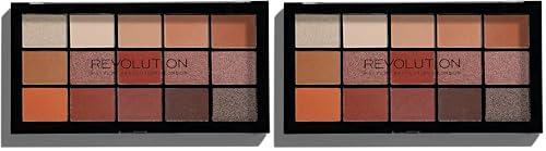 Image of Revolution Beauty London Reloaded Eyeshadow Palette - Iconic Fever, 16.5 g (Pack of 2)