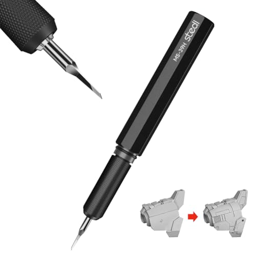 stedi Model Scriber Tungsten steel Blades 0.2 mm for Modeling Hobby RG Scale Model Gundam Model Kit for Scribing line Engraved Panel line Resin Black MS-39h-34