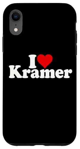 I LOVE HEART KRAMER�B �X�}�z�P�[�X iPhone XR �p
