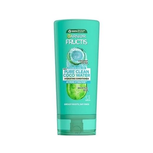 Garnier Acondicionador de agua de coco de fructis, 200 ml, 2 unidades
