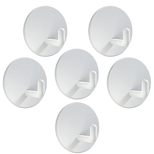 UKOFEW Ganci Adesivi, 6 Pezzi Ganci per