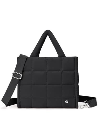 WESTBRONCO Puffer Crossbody Bags for Women, Quilted Purses, Lightweight Shoulder Bag Puffy Bag Nylon Handbags for Travel