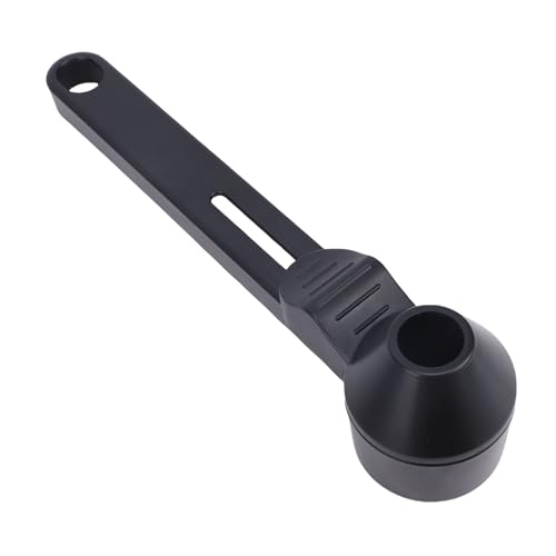 Denash Kaffe Mätskopa 2 Matsked Kapacitet, Självniverande Kaffescooptratt med Skrapa, Ingen Röra Som Hälls för återanvändbara Skidor, Idealisk för Proteinpulver, Te, Socker