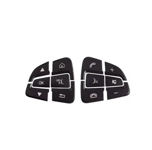 Boutons de volant Mercedes GLC, habillage élégant et finitions premium en aluminium pour habitacle