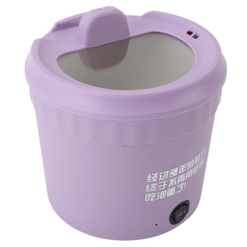 Electric Pot, 1.2L 450W Stick Proof Even Heating Portable Multifunctional Small Rapid Noodle Cooker Ramen Cooker Mini Crock Pot with Removable Power Cord for Cooking Pasta Egg