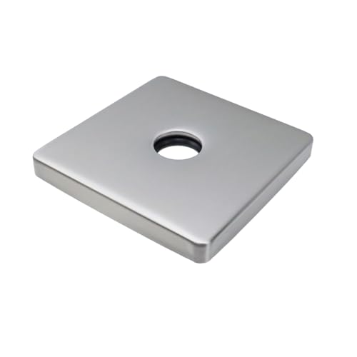 Antrader Square Shower Flange Cover,3.5 Inch Large Shower Arm Flange Universal Modern Escutcheon...