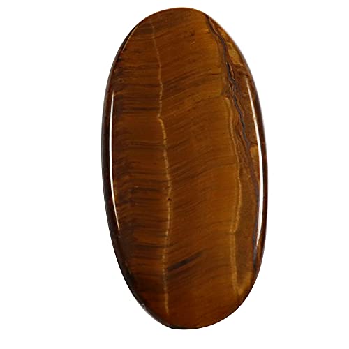 Œil de tigre ovale cabochon de 25,85 carats, pierre naturelle en vrac