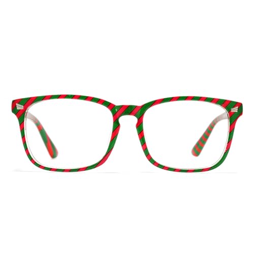 TIJN Blue Light Blocking Glasses for Women Men Clear Frame Square Nerd Eyeglasses Anti Blue Ray Computer Screen Glasses