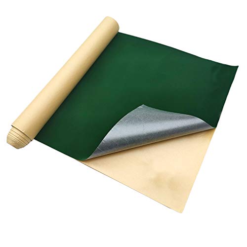 Tissu velours auto-adhésif émeraude pour fond de boîte à bijoux
