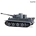 NUOTIE 1/72 Scale Tiger I Military Heavy Tank Model Classic WWII German Diecast Vehicle Tank Model with Transparent Storage Box Gift or Collection for Adults