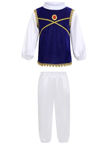 Disfraz de Principe Azul para Niños 6-7 Años miniatura 5