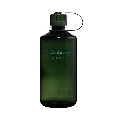 Nalgene Sustain Tritan BPA-freie Wasserflasche aus 50% Plastikabfällen, 900 ml, schmale Öffnung, Jade