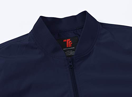 donhobo Men's Spring Autumn Casual Jackets,Lightweight Bomber Jacket Outdoor Sports Thin Baseball Coats with Zipper Pockets - Image 5