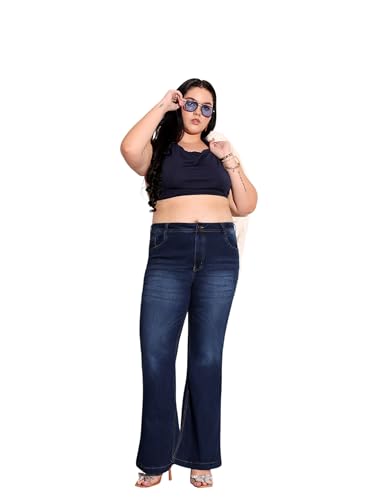 Image of Miss Chase A+ Women's Bootcut High Rise Regular Stretchable Denim Jeans