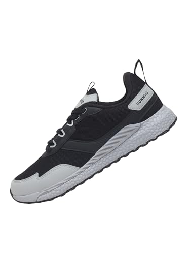 Image of Impakto Grip Trail Runner Men Running Shoes | Lightweight & Breathable Upper | Sport Shoes for Training & Travel | Cushioned Insole | Non-Slip Sole for Better Traction