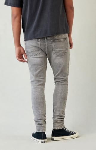 PacSun Men's Bryce Stacked Skinny Jeans Stretch Gray2