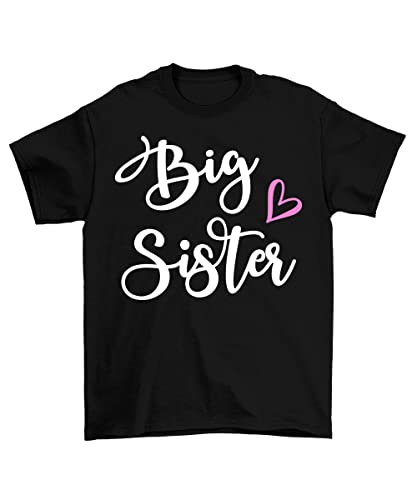 MISS POPULAR Big Sister T-Shirts for Big Sis Announcement, Promoted to Big Sis, Everyday Wear| Toddler to Big Girl Sizes