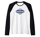 SEC Men's Basketball Tournament 2026 Logo White Raglan Baseball Tee