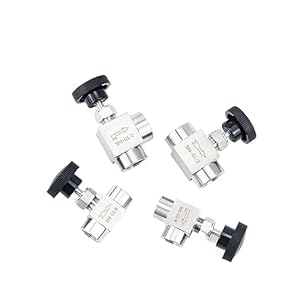 LNWZVMZFV 2 Stück Edelstahl Absperrventil