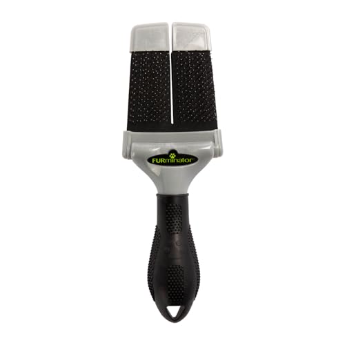 FURminator Zupfbürste Größe S - kleine Bürste mit sanften Edelstahlborsten für Katzen, kleine Hunde, Welpen und Kätzchen FURminator Zupfbürste Größe S - kleine Bürste mit sanften Edelstahlborsten für Katzen, kleine Hunde, Welpen und Kätzchen
