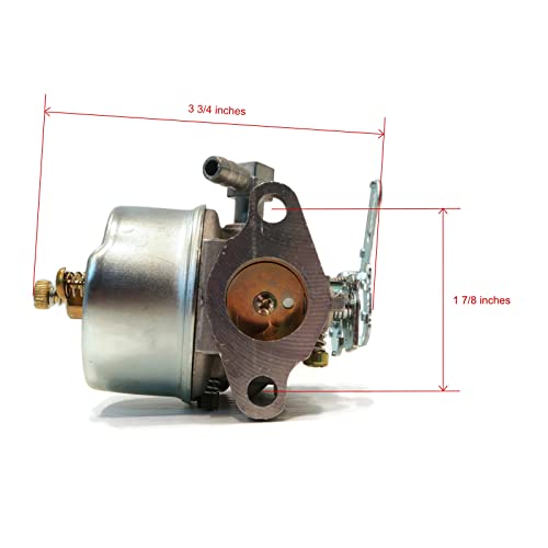 Carburetor Kit for Tecumseh HS40-55552L, HS40-55553J, HS40-55554J Snow Blowers
