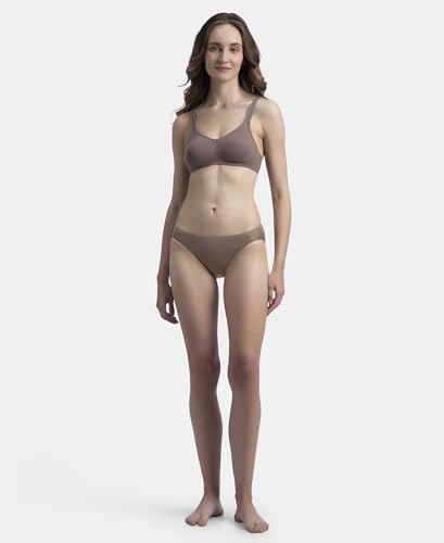 Image of Jockey 1803 Women Medium Coverage Micro Modal Elastane Stretch Bikini with Concealed Waistband and StayFresh Treatment