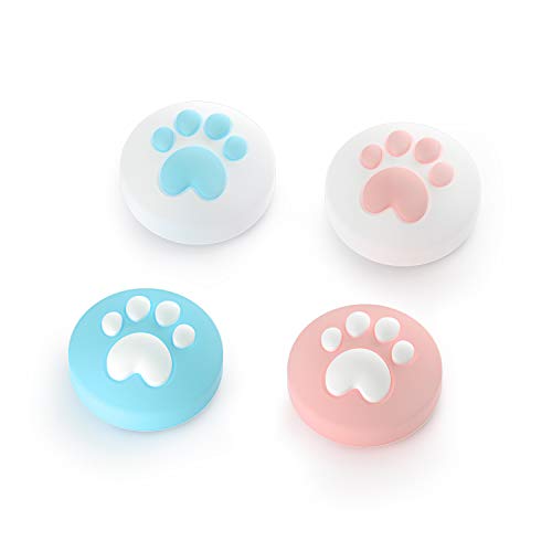 LeyuSmart Cat Claw Design Thumb Grip Caps, Joystick Cap for Nintendo Switch