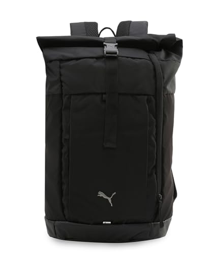 Image of Puma, Unisex-Adult, ROLLTOP Backpack III, Black, (9269901)