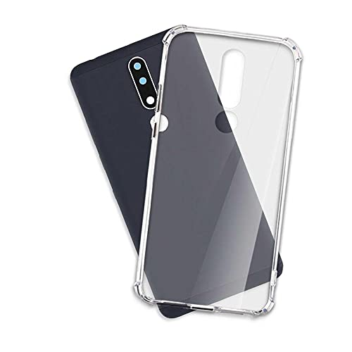 mtb more energy® Hülle Soft Armor für Nokia 3.1 Plus, 3.1+ (6.0'') - verstärkte Ecken - 1,5mm TPU - Schutz-Hülle Cover Tasche Handyhülle