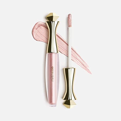 Mirenesse Metallic Gloss Plumper, 3 in 1 Instantly Plumps with Vitamin C + Vitamin E and Metallic Lip Gloss Shine, Vegan and Toxin Free, 1 Bliss .15 oz