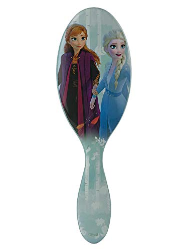 WetBrush Original Detangler Hairbrush, Unisex Intelliflex Bristles, Pain-Free Brushing, Disney Frozen Guiding Spirit Anna & Elsa