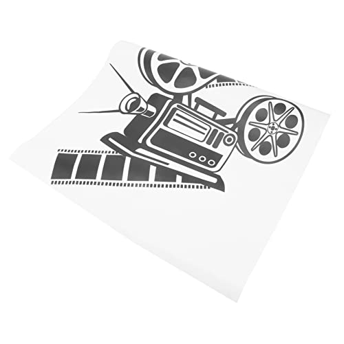 Décalque de mur cinéma adhésif en PVC repositionnable
