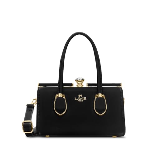Image of LAVIE PARIS Women's Gazelle Frame Satchel Bag | Satchel Handbag for Work | Ladies Purse | Stylish Shoulder Bag | Gift for Women
