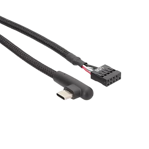myfole USB-C to 9-Pin Motherboard Header Adapter, 2ft